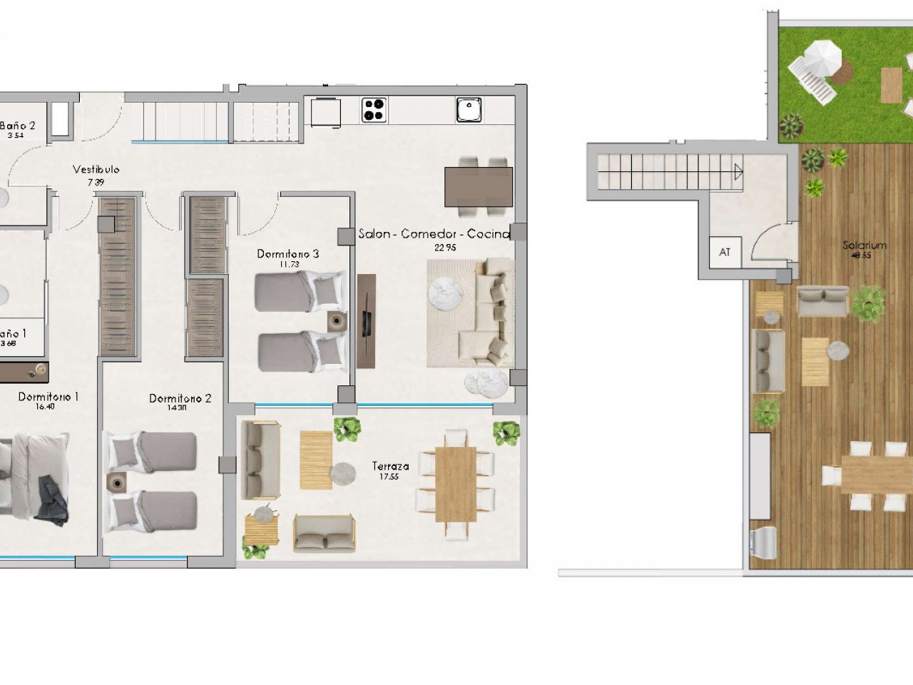 Neubau-Penthouse in einem der schönsten Küstenorte der Costa Blanca