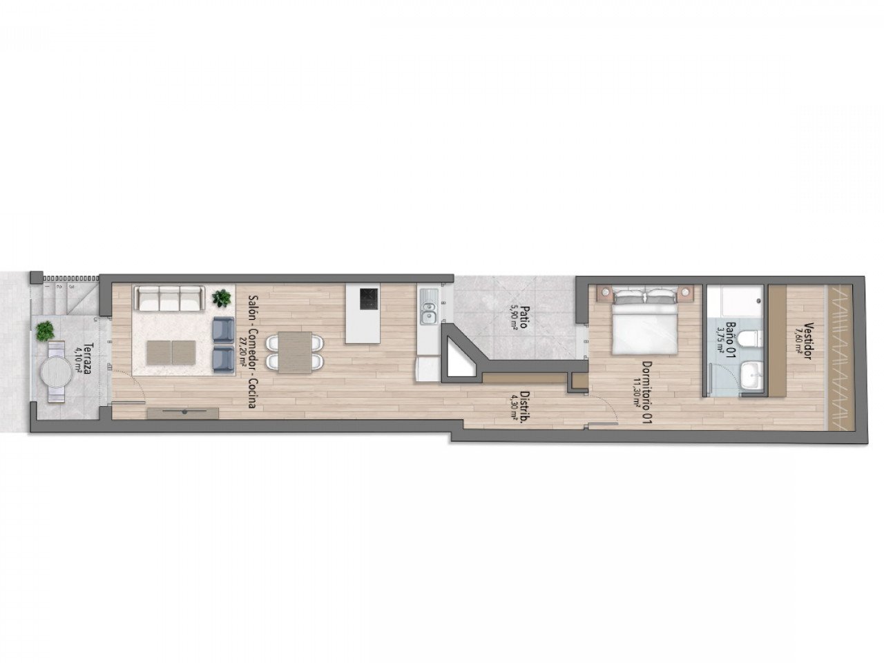 Moderne Neubau-Apartments - 250m vom El Cura Strand im lebendigen Torrevieja