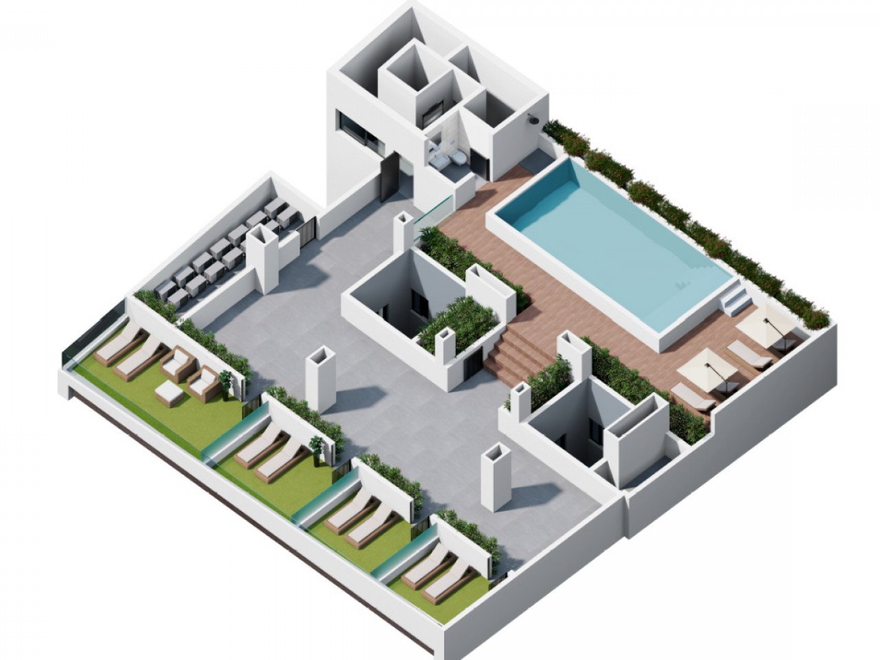 Moderne Neubau-Apartments - nur 250 m zum El Cura Strand