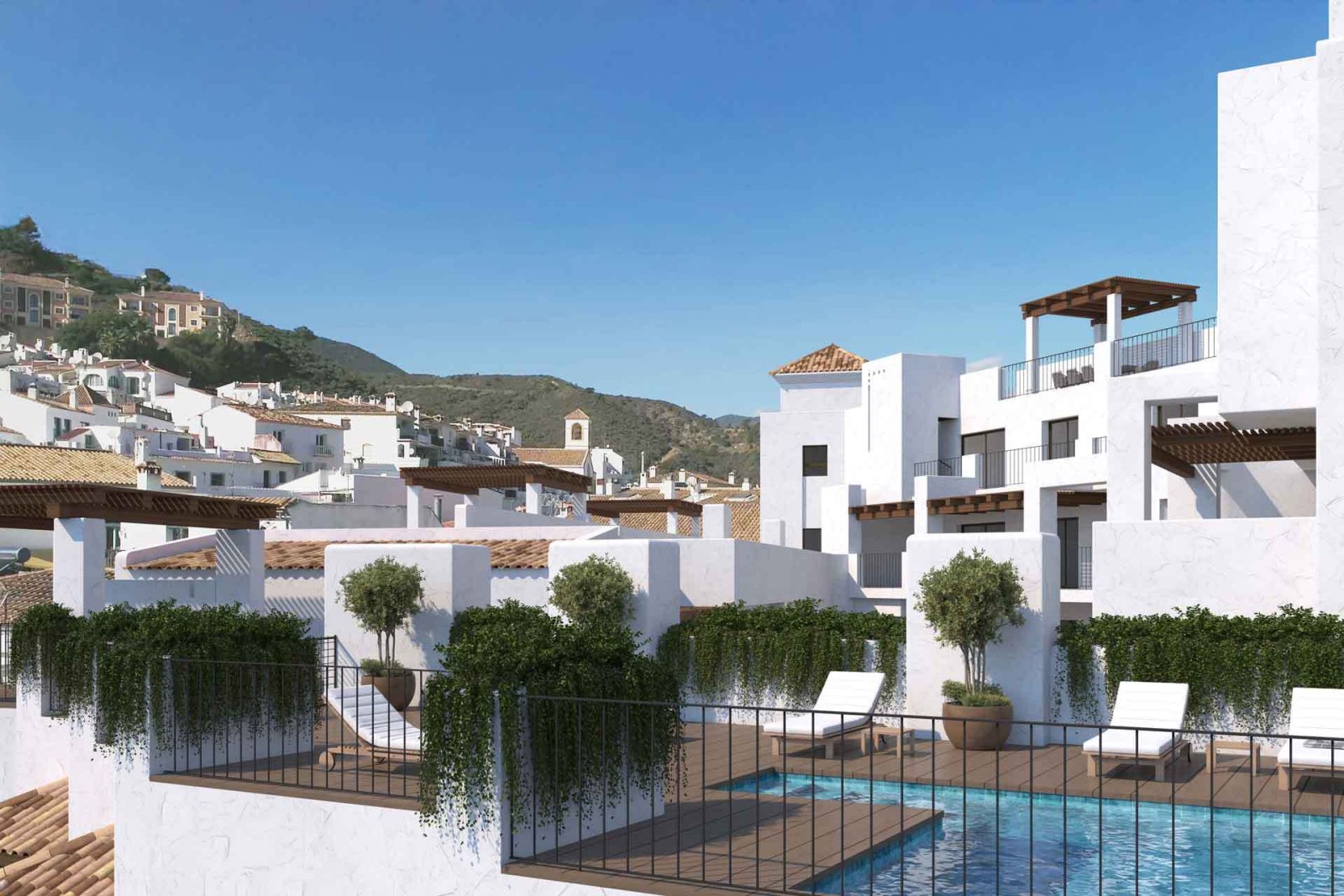 Neubau-Apartment im andalusischen Stil in wunderbarer Naturumgebung