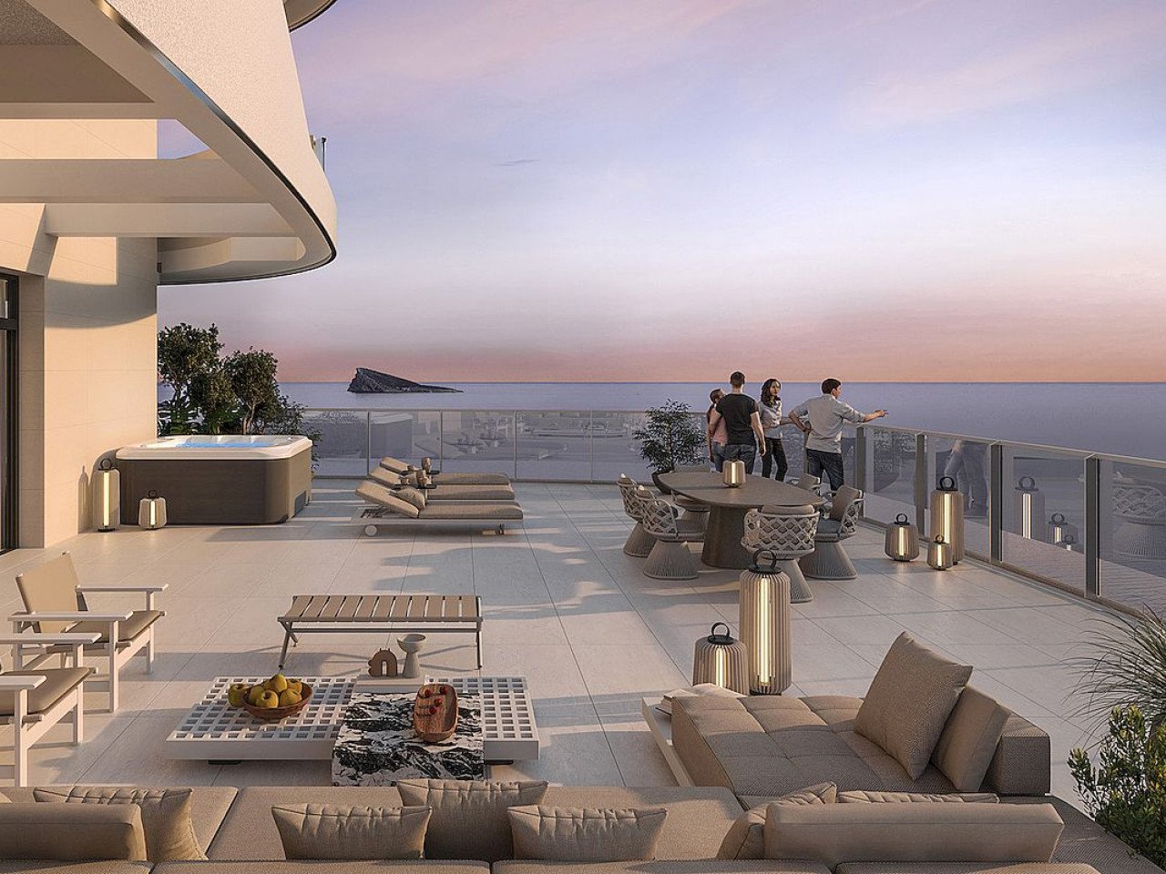 Ultimatives Wohnen am Poniente Strand - höchstes Wohngebäude Europas