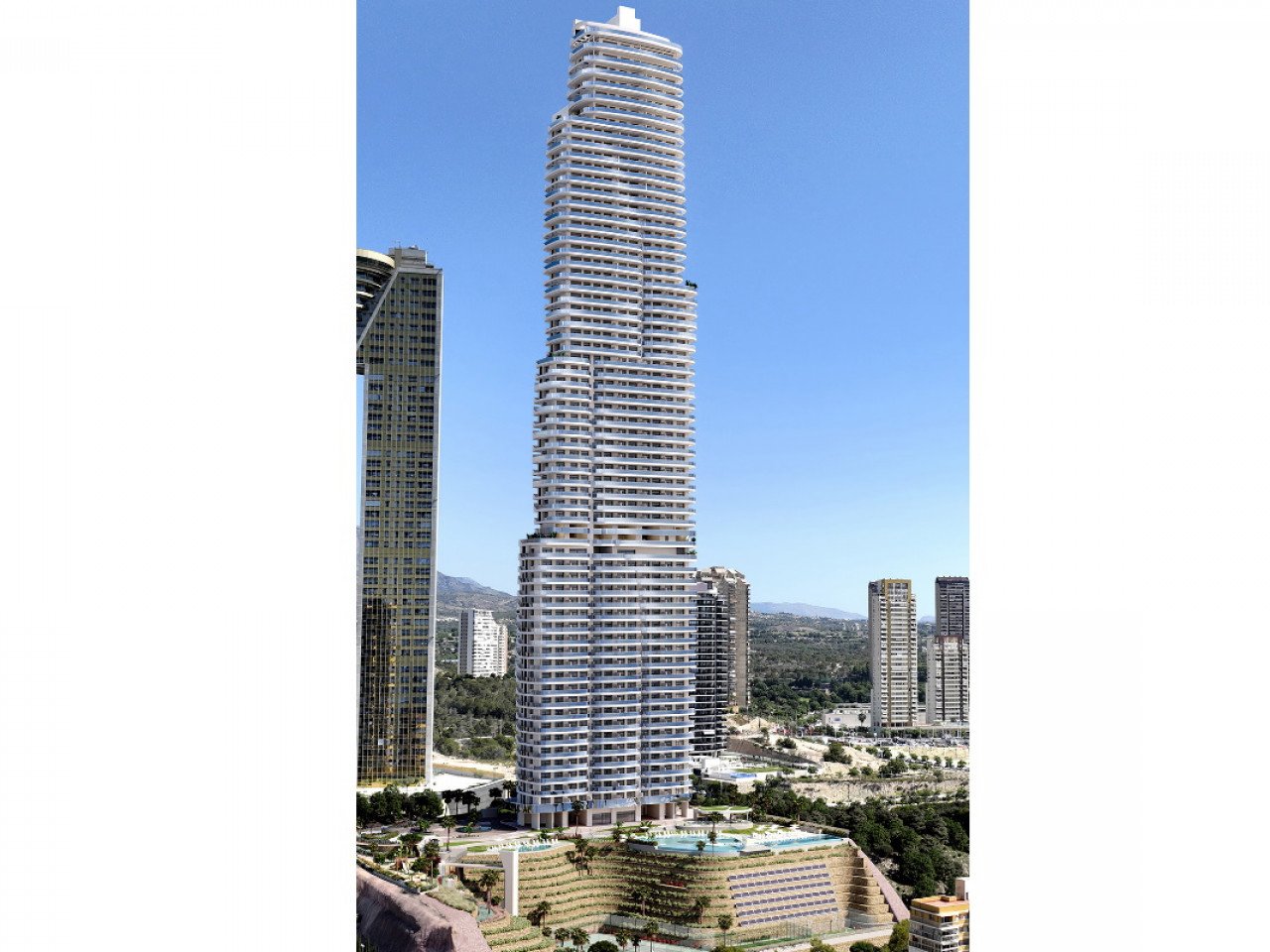 Ultimatives Wohnen am Poniente Strand - höchstes Wohngebäude Europas