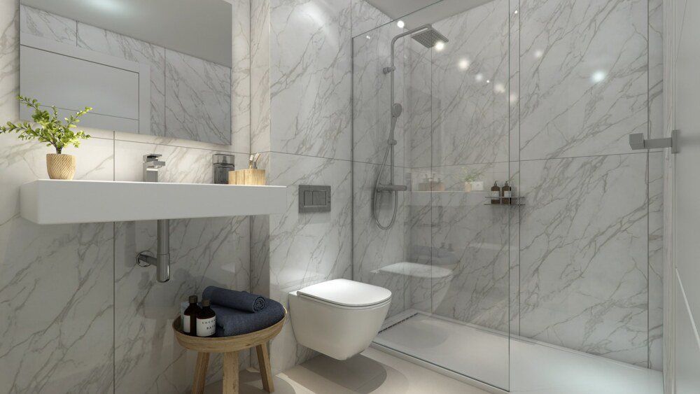 Neubau-Wohnungen und Penthäuser in der Nähe des Strandes in Casares