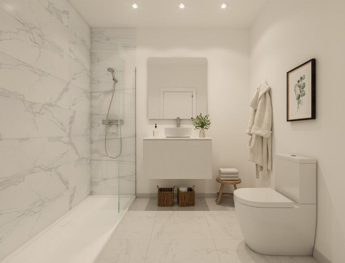 Neubau-Wohnung, 3 Schlafzimmer, 2 Badezimmer in Benalmádena