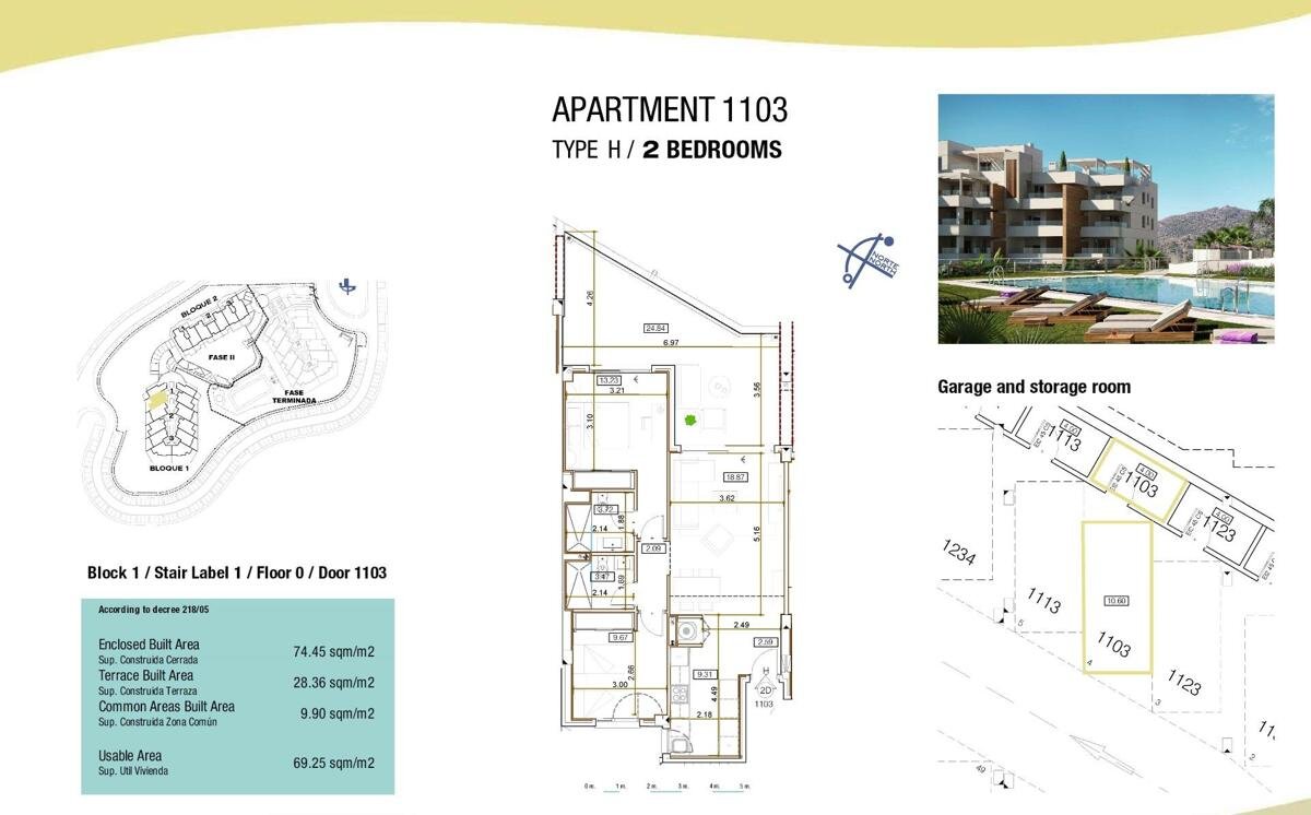 Neues Gebäude, 2- bis 3-Zimmer-Wohnung, 2-Bad-Wohnung und Penthouse mit Meerblick in Torrox Costa