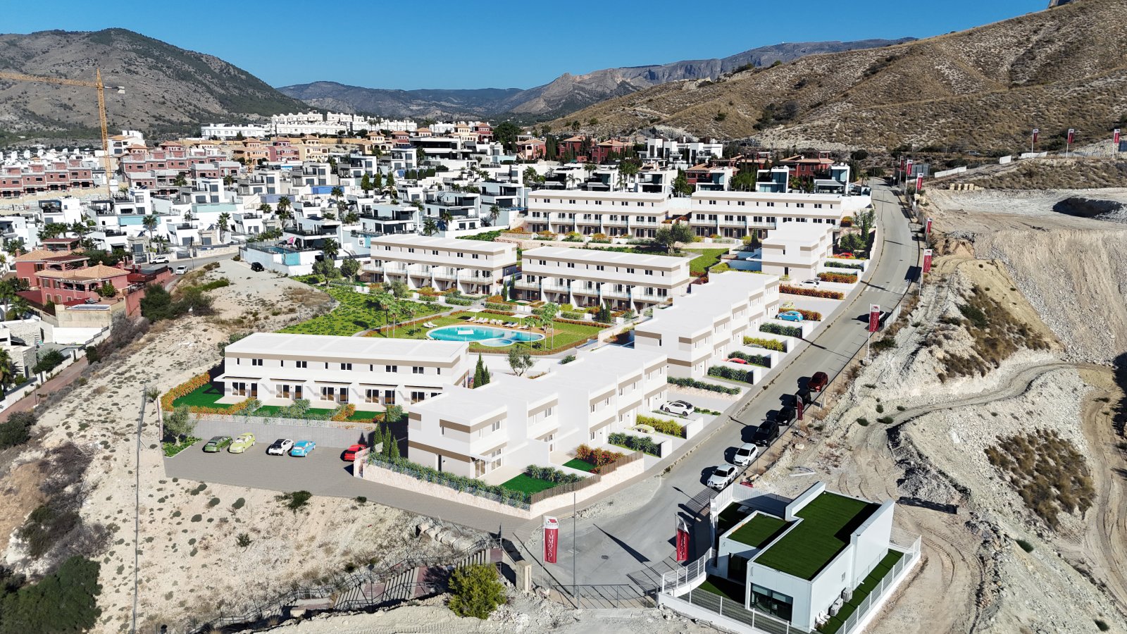 Attraktive NEUBAU-Häuser - 3 Schlafzimmer - Ruhige Panoramalage - nahe zum Meer