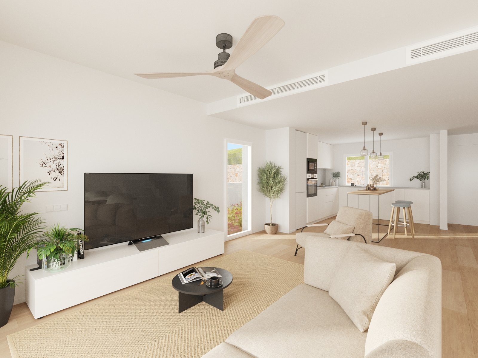 Attraktive NEUBAU-Häuser - 3 Schlafzimmer - Ruhige Panoramalage - nahe zum Meer