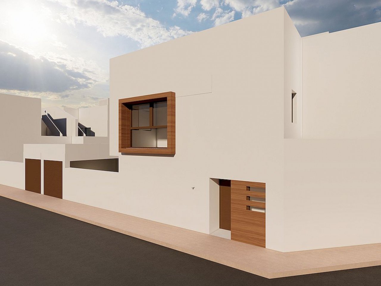 Modernes Neubau-Reihenhaus - eigener Pool und Dachterrasse