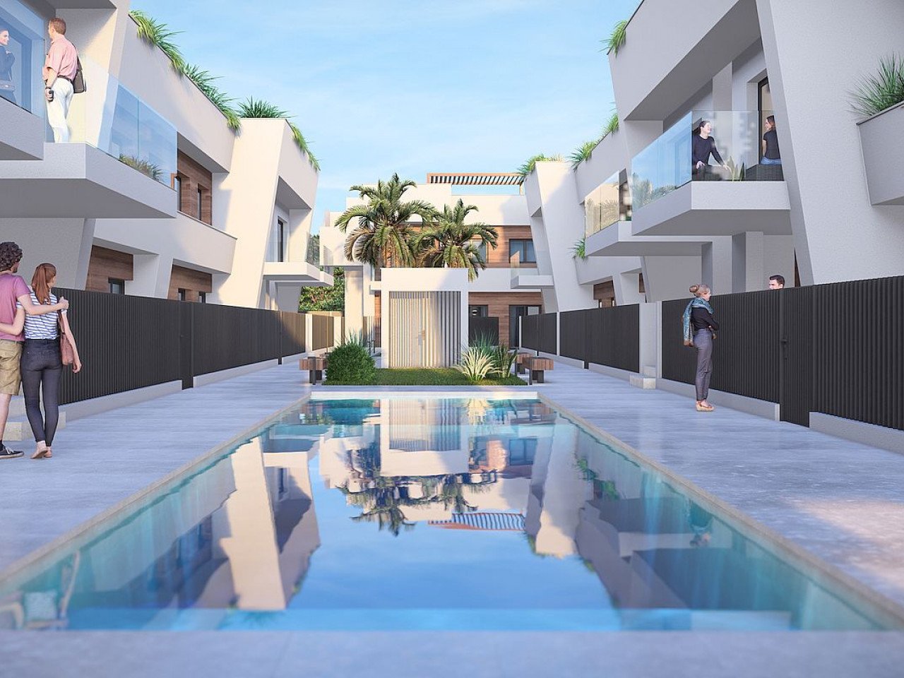 Stilvoller Neubau-Komplex im Herzen der Stadt, 10 Minuten zum Meer