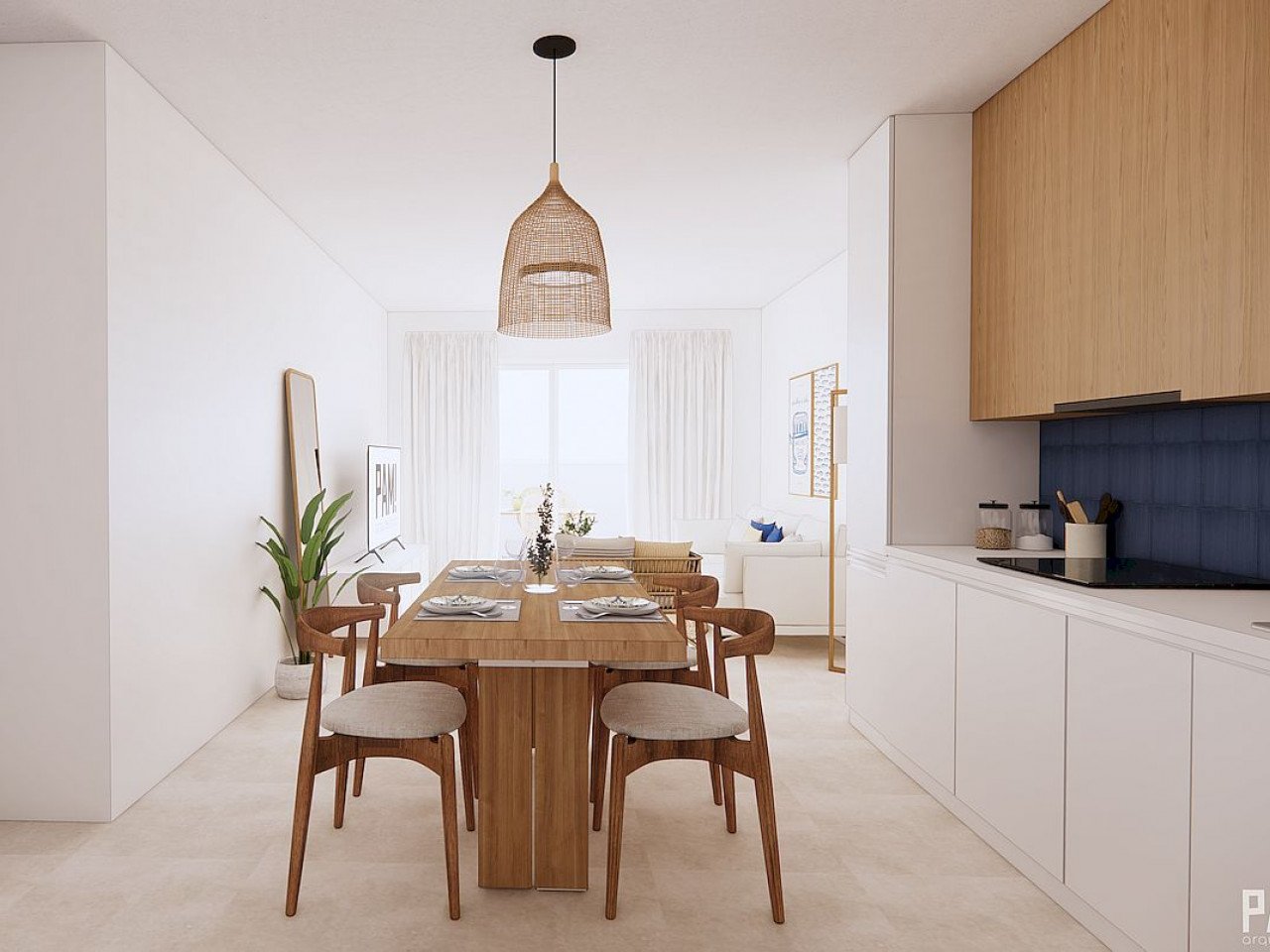 Neubau-Apartments 140 m zum Strand, nahe Yachthafen