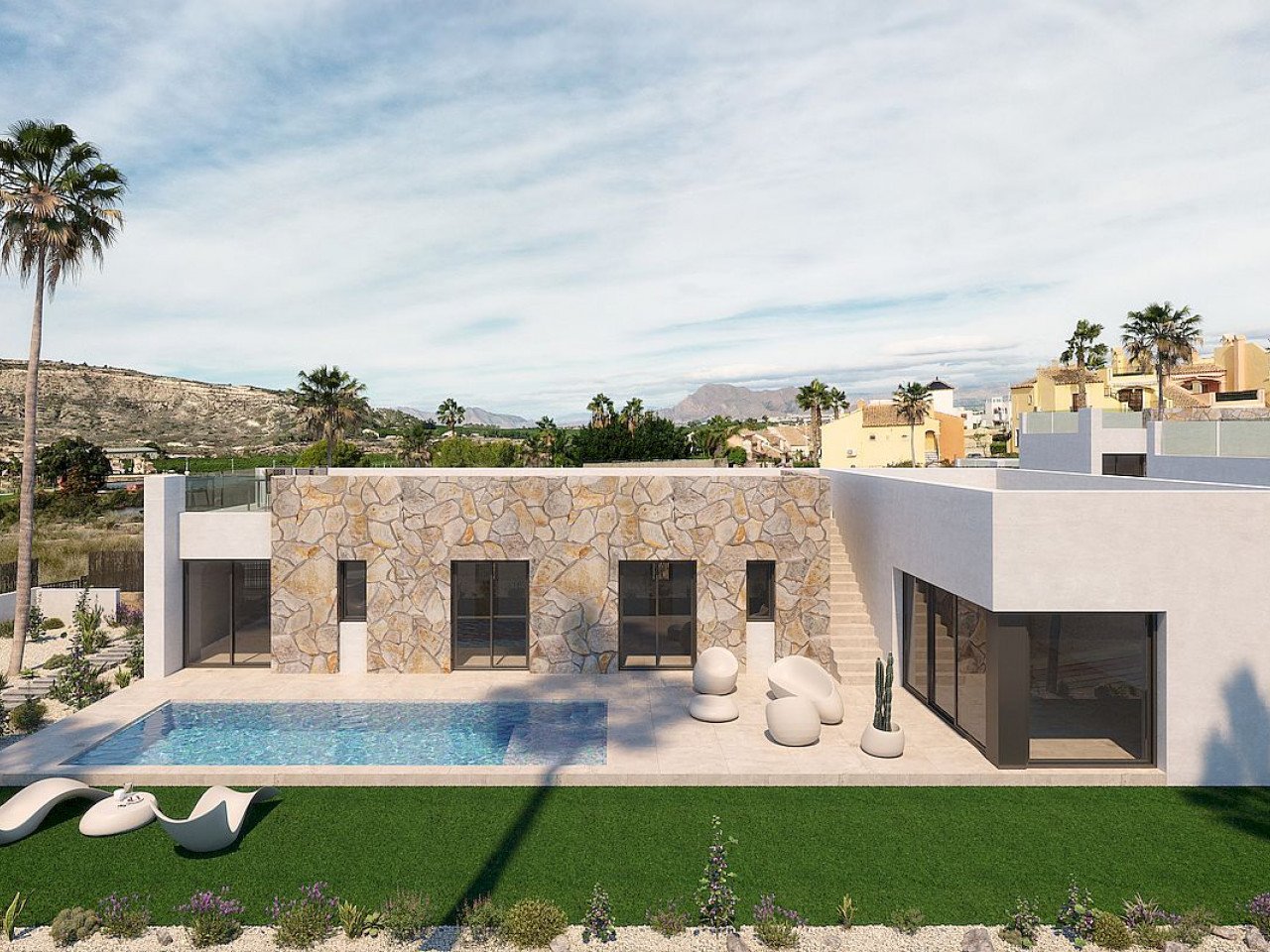 Exklusive Anlage mit luxuriösen, modernen Neubau-Villen mit privaten Pools - La Finca