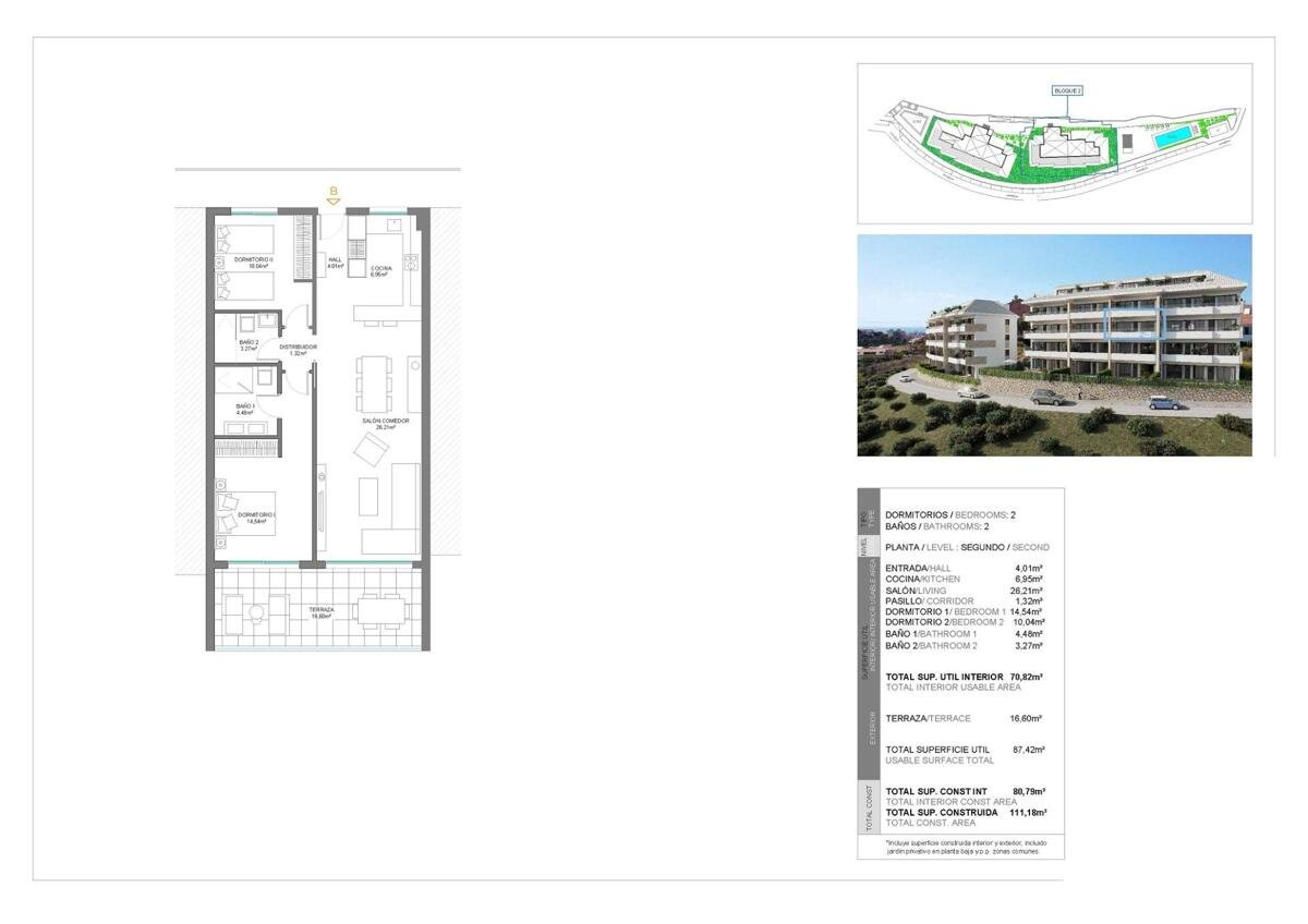 Neubau, 2-Zimmer, 2-Badezimmer-Wohnung in Fuengirola