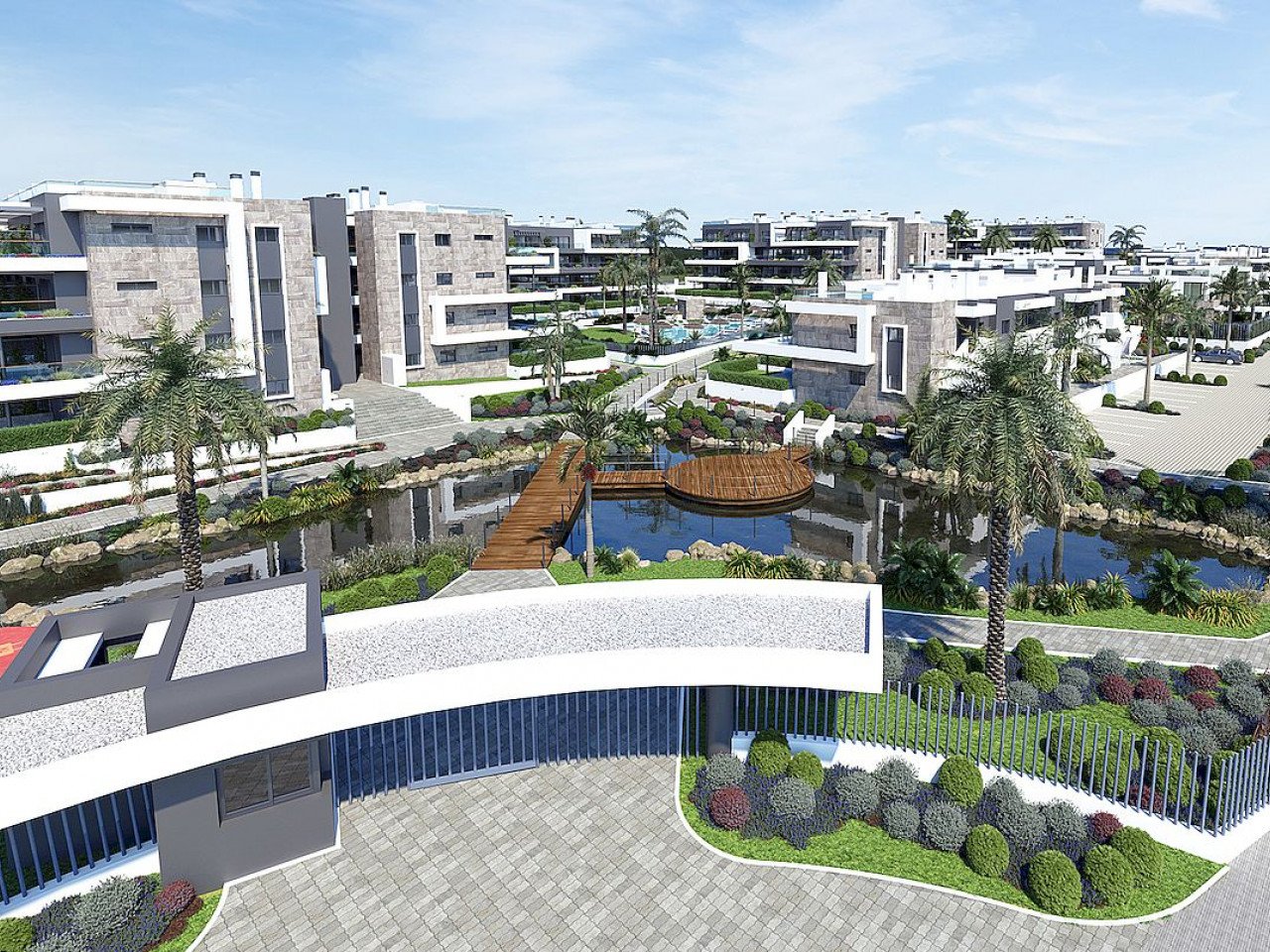 Neue großzügige Wohnanlage nahe Lagunen und Meer - Torrevieja