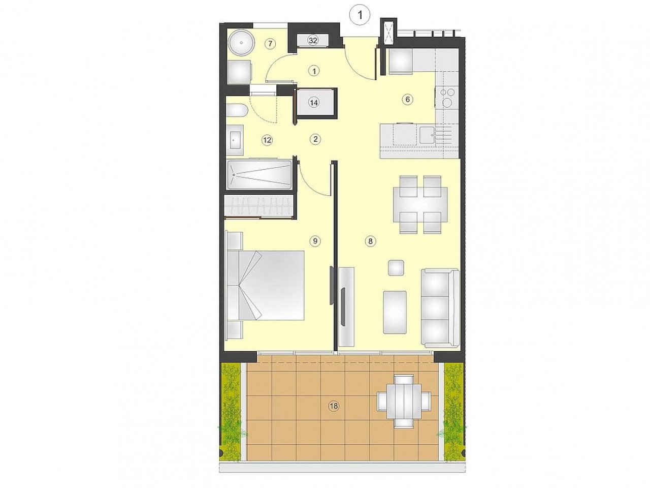 Neue großzügige Wohnanlage nahe Lagunen und Meer - Torrevieja