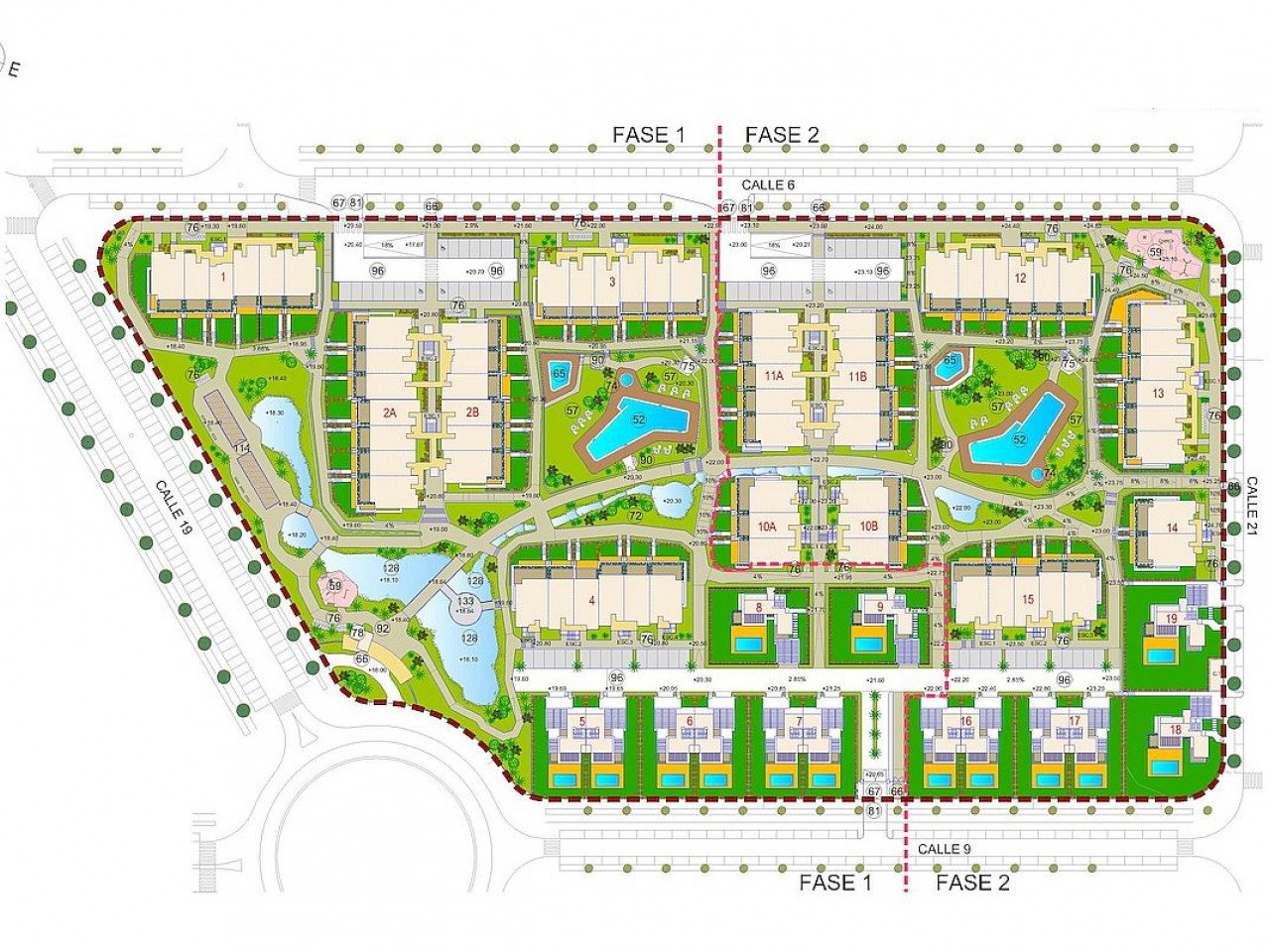 Neue großzügige Wohnanlage nahe Lagunen und Meer - Torrevieja