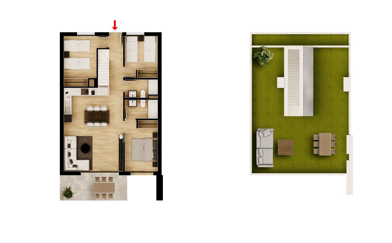 Tolle NEUBAU-Apartments nahe Alicante - 3 Schlafzimmer - beste Aussichten!