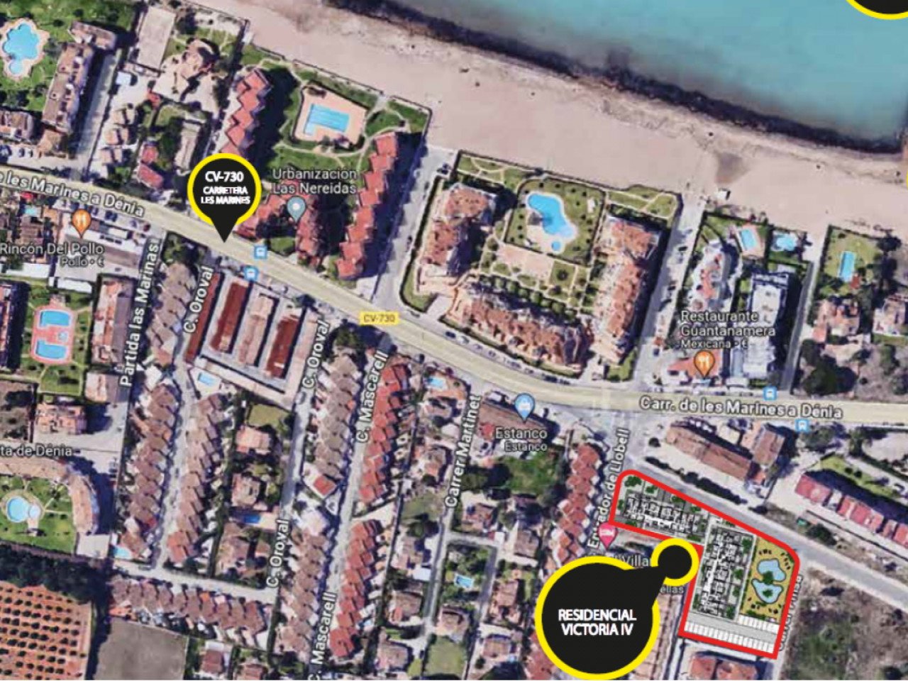 Wohnanlage mit Luxus-Neubau-Apartments - nur 100 Meter vom Strand