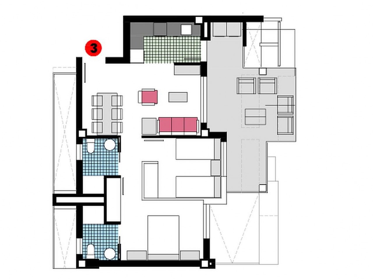 Wohnanlage mit Luxus-Neubau-Apartments - nur 100 Meter vom Strand