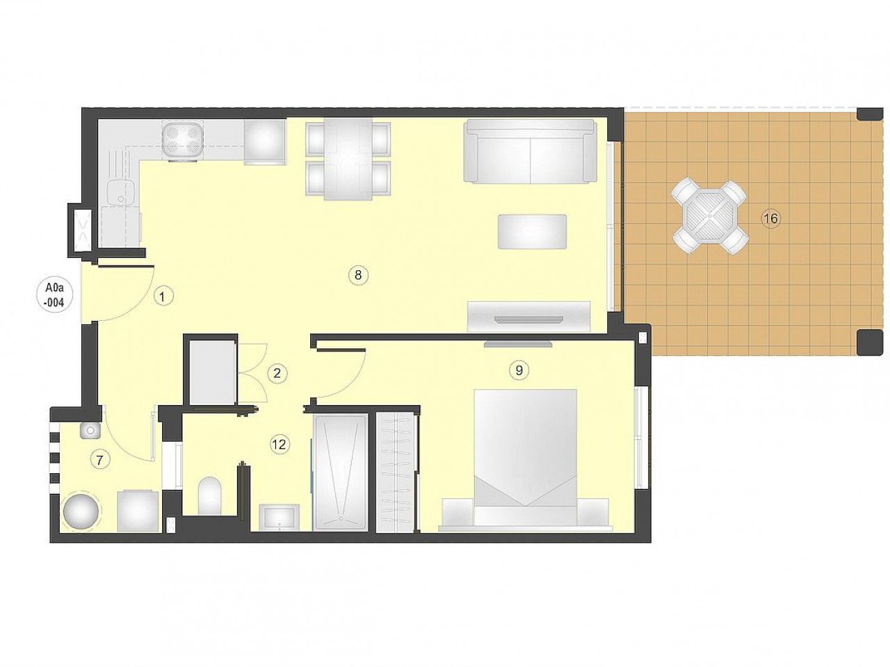 Herrliche Neubau-Wohnanlage in absoluter Meernähe - Costa Almeria