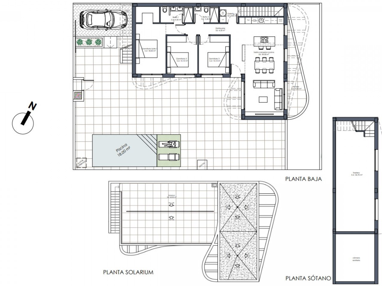Neubau-Residenz mit Pool-Villen am La Finca Golf Resort 