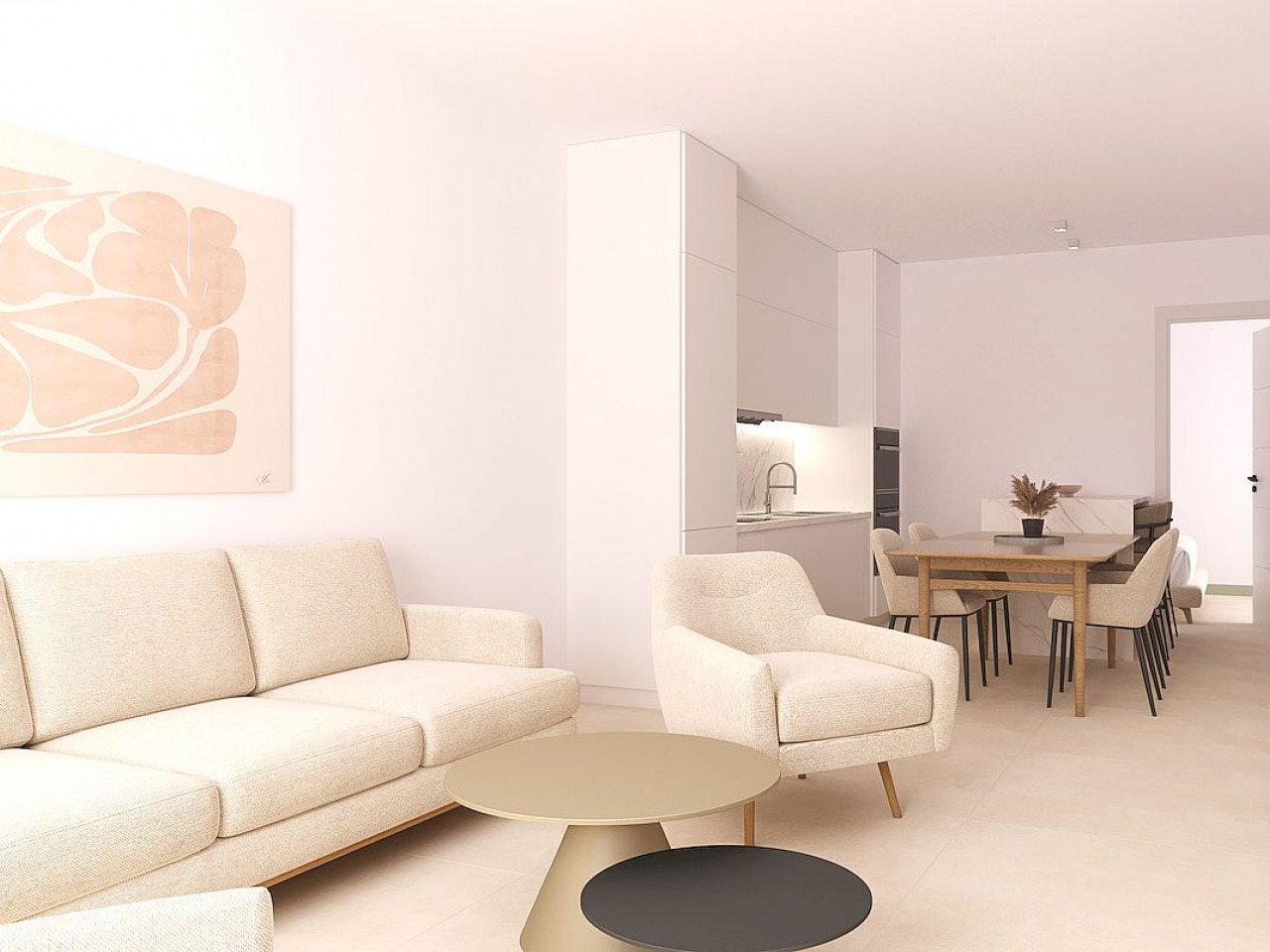 Exklusive Neubau-Apartment-Residenz in San Cayetano, nur 9 km vom Meer nahe Golfplätzen