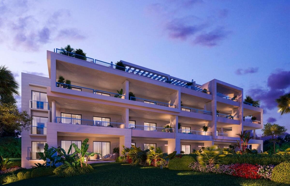 Neubau, 2-Zimmer, 2-Bad-Wohnung in Mijas