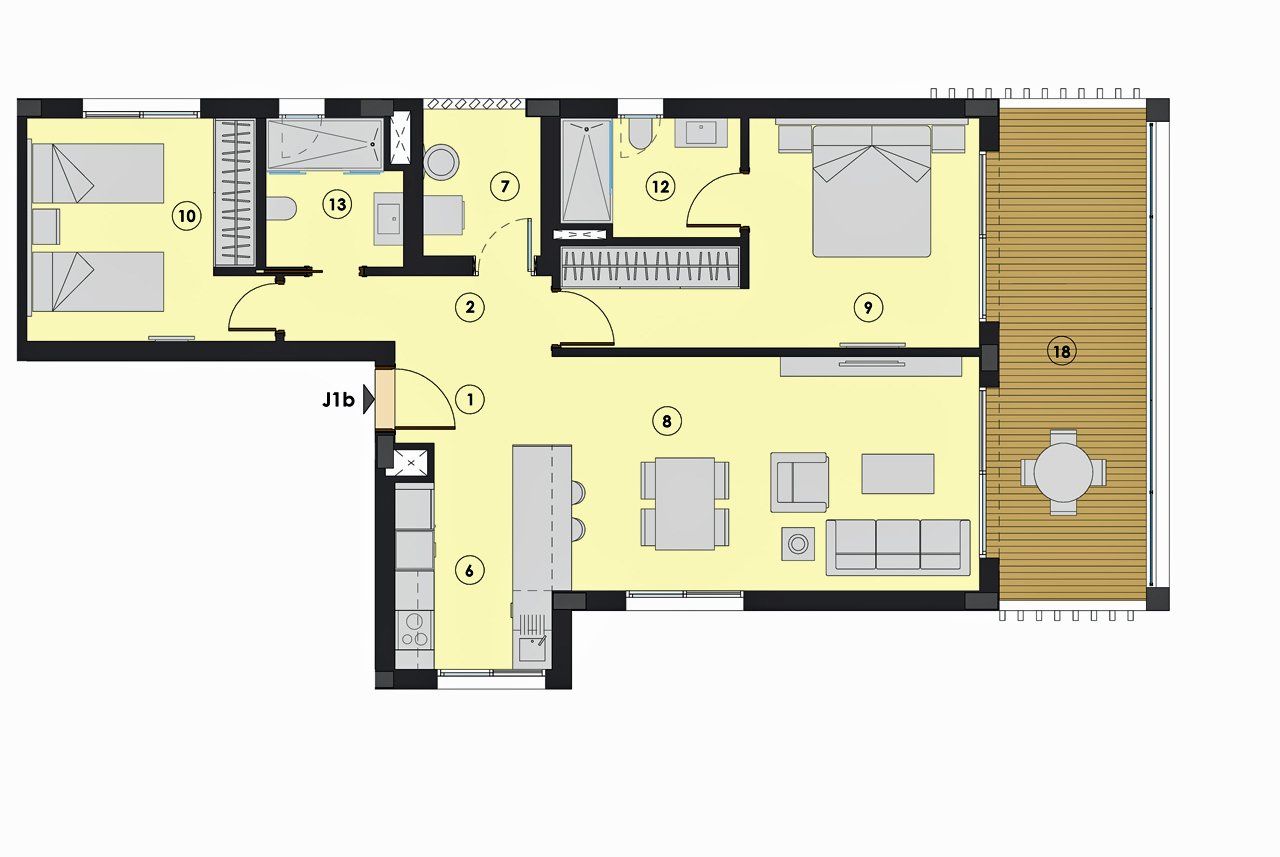 Neubau-Apartments und Penthouses im Süden Mallorcas - Meernähe