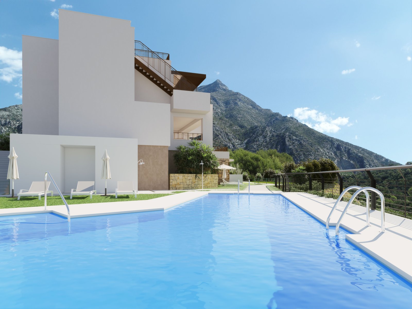 Bei MARBELLA - Exklusives NEUBAU-Penthouse in wunderbarem Naturumfeld