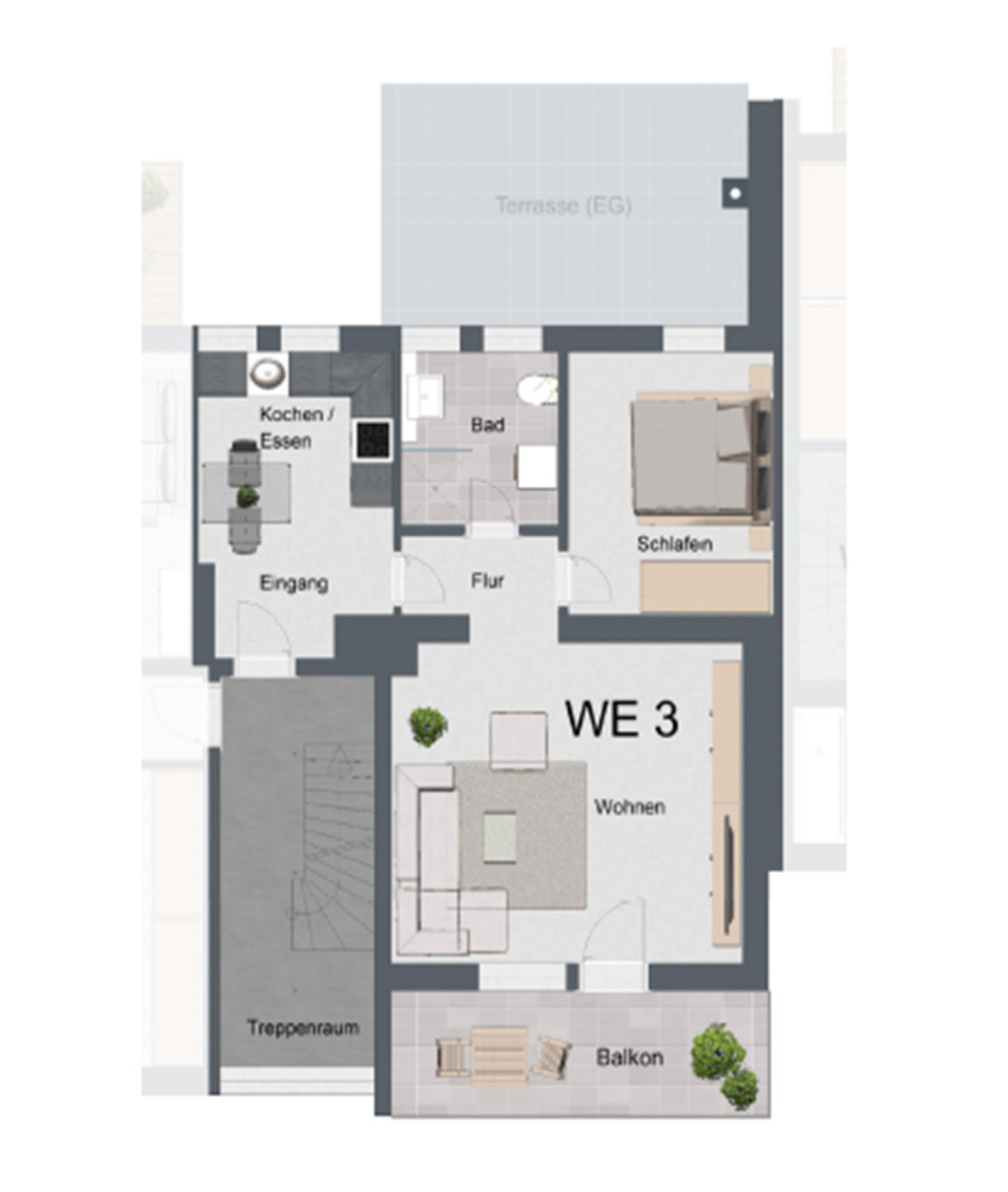 Tolle Eigentums-Wohnung in Bierstadt - Erstbezug nach Modernisierung