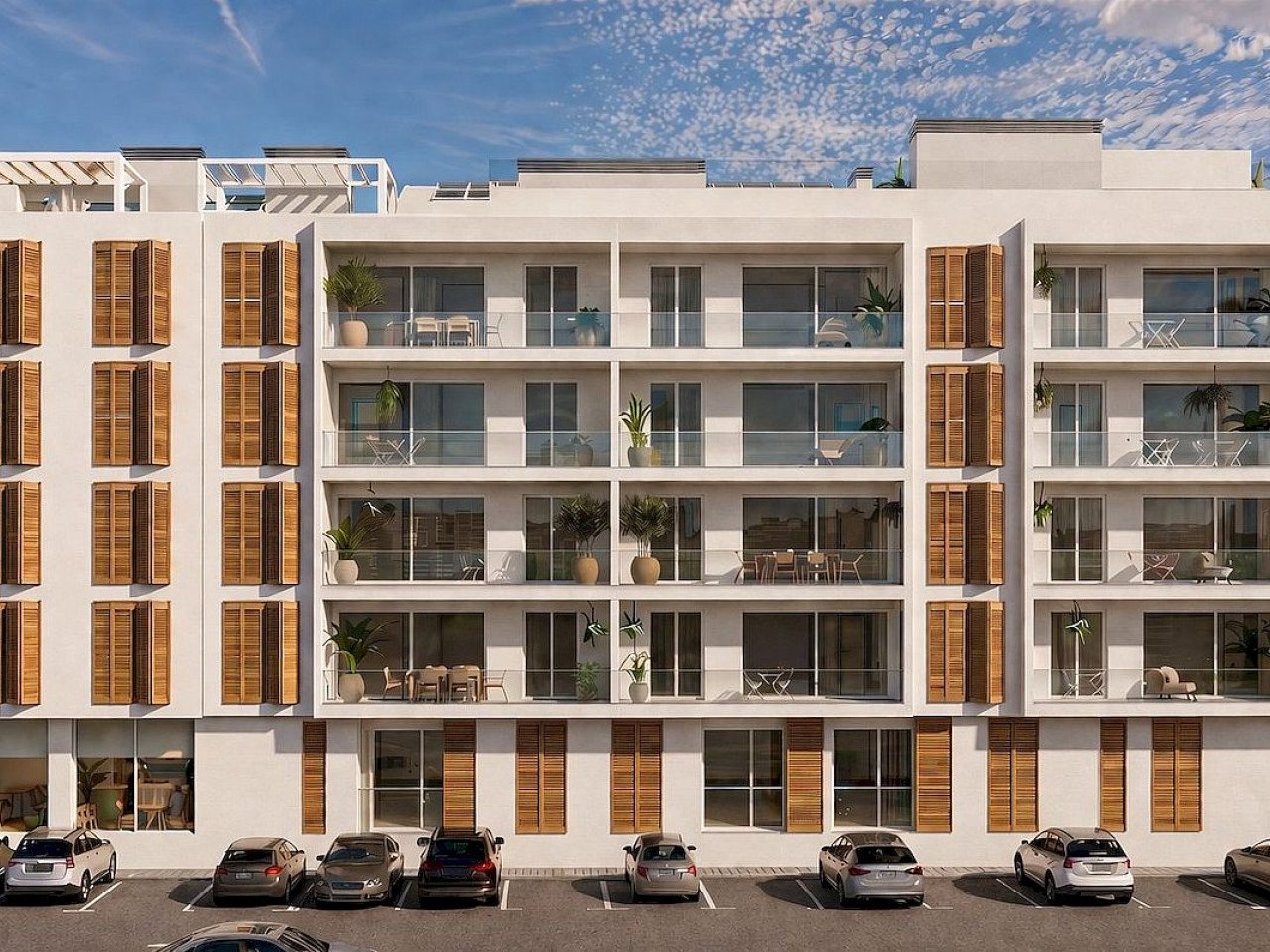 Neubau-Anlage Touristen-Apartments nur 800m vom Strand im charmanten Ort Lo Pagan