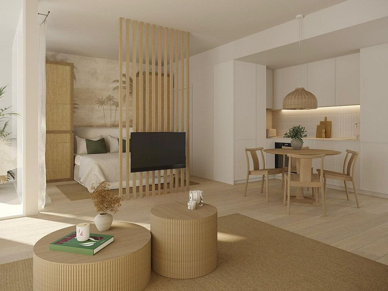 Neubau-Anlage Touristen-Apartments nur 800m vom Strand im charmanten Ort Lo Pagan