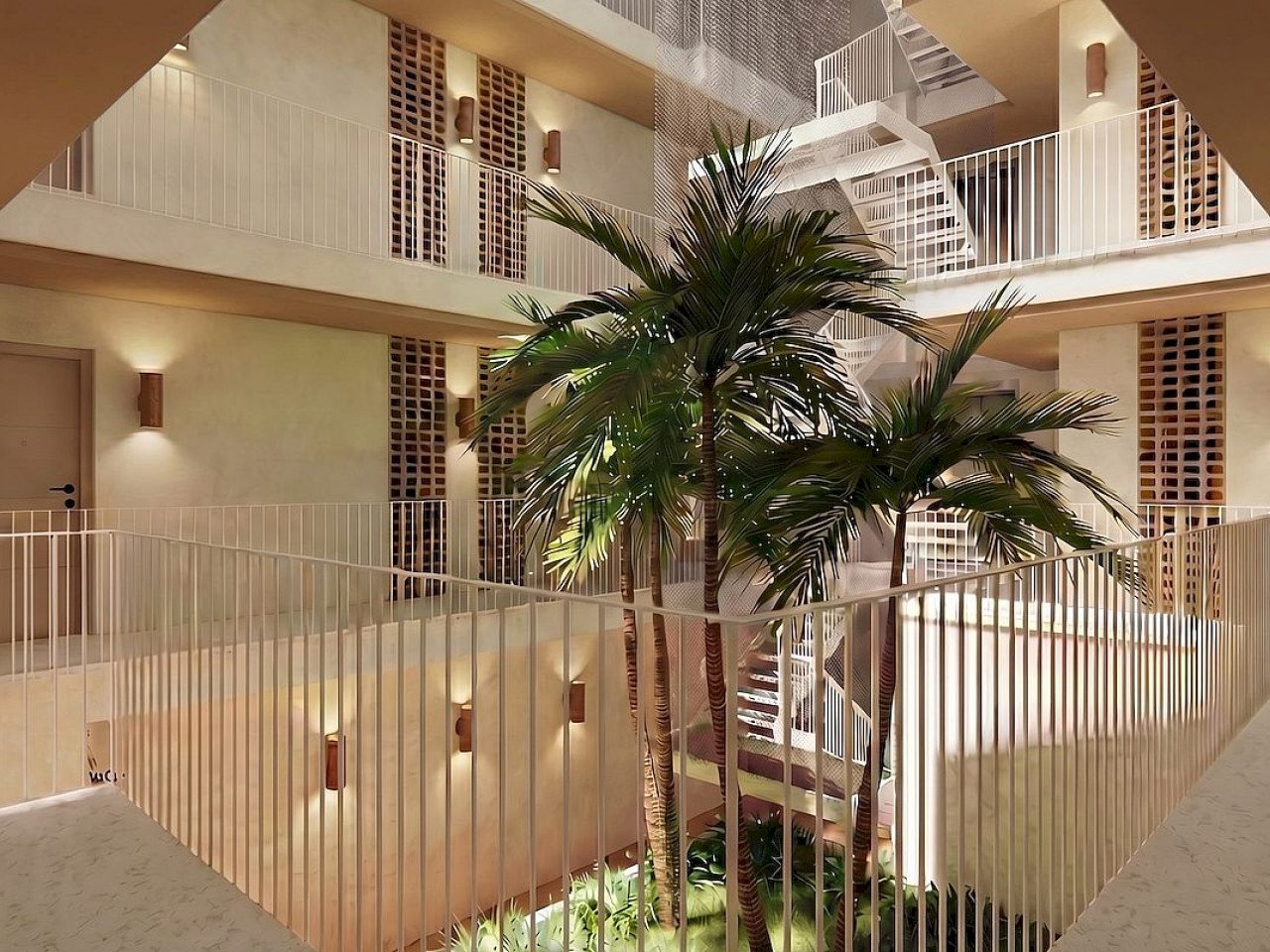 Neubau-Anlage Touristen-Apartments nur 800m vom Strand im charmanten Ort Lo Pagan