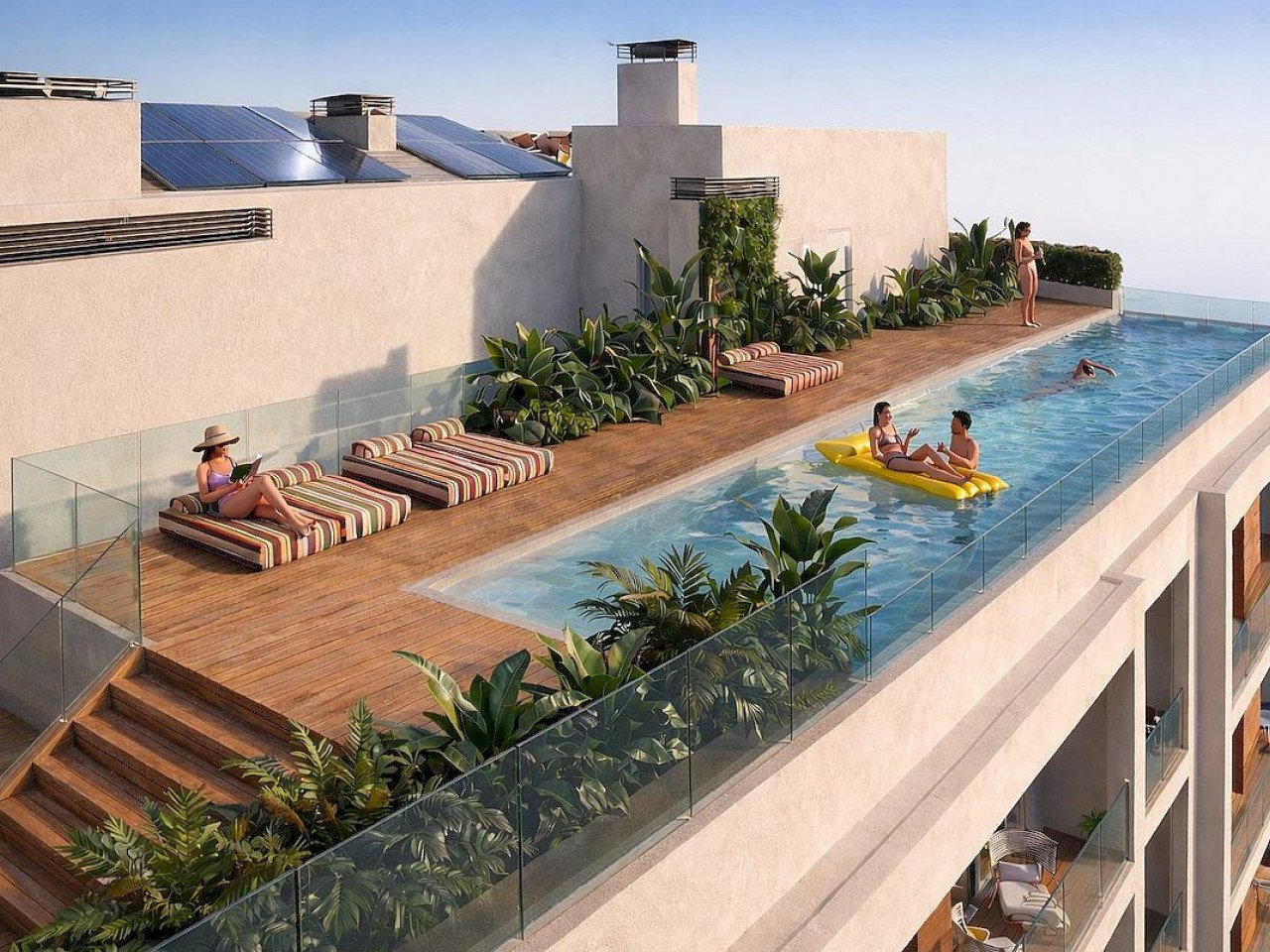 Neubau-Anlage Touristen-Apartments nur 800m vom Strand im charmanten Ort Lo Pagan