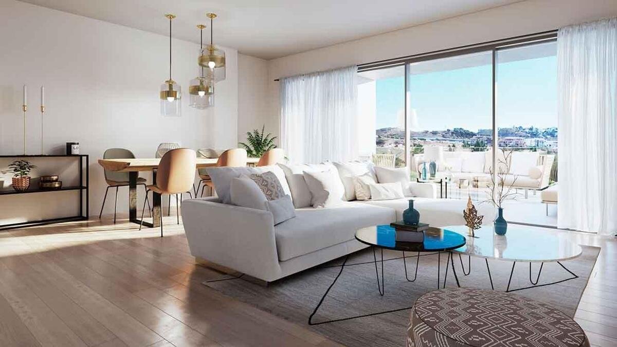 Neubau, 1 Schlafzimmer, 1 Badezimmer Wohnung in Mijas