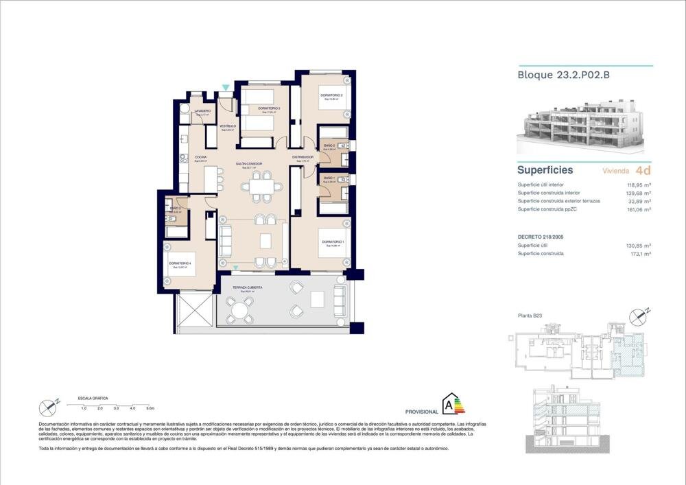 Neubau, 4-Zimmer, 3-Badezimmer-Wohnung in Estepona