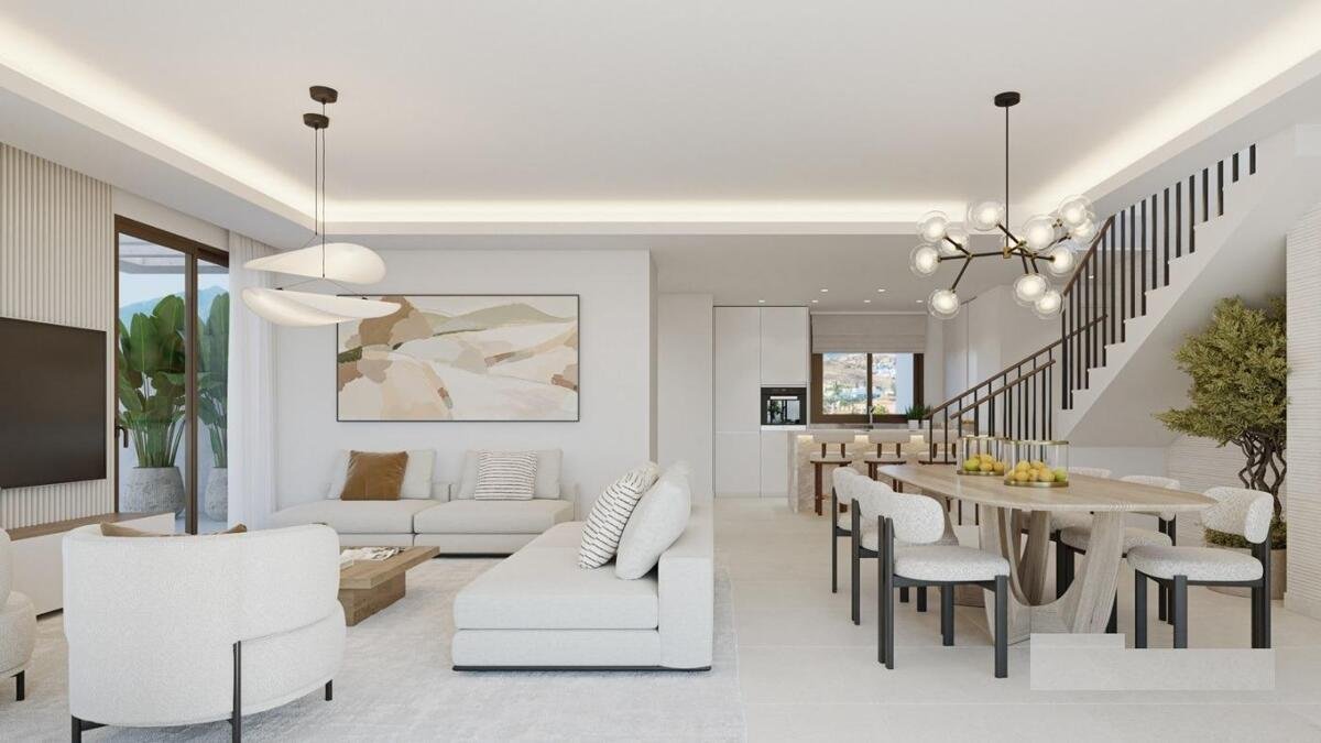 Neubau, Erdgeschosswohnung mit 3 Schlafzimmern und 3 Badezimmern in Estepona