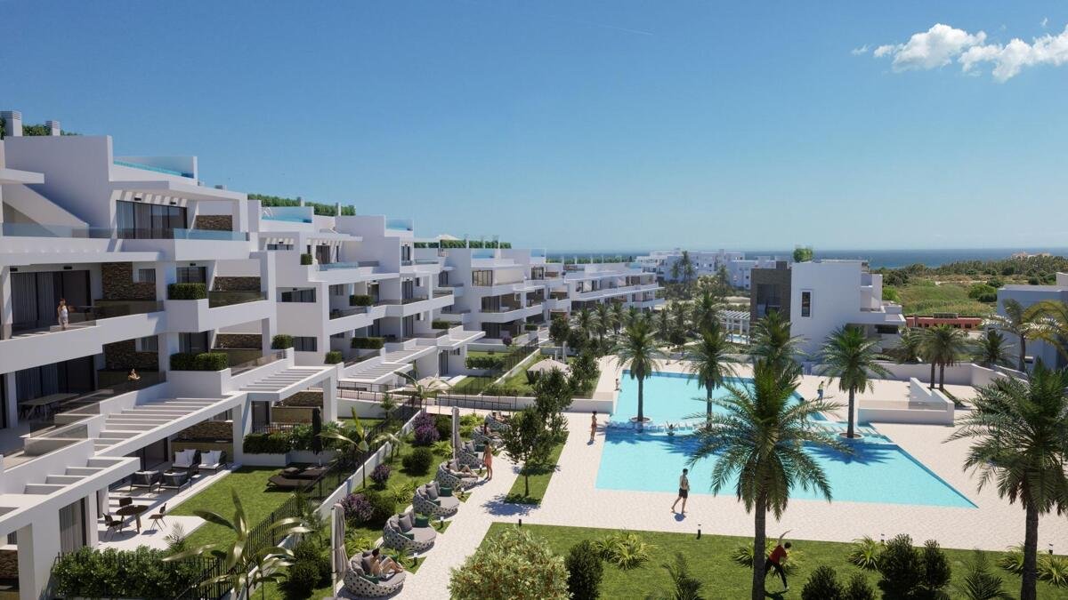 Neubau, 2 Schlafzimmer, 2 Badezimmer Wohnung in Estepona