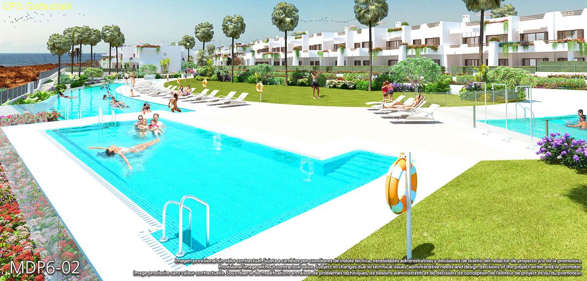 ALMERIA: Neubau-Apartment Sofort-Bezug - 3 Zimmer - nahe Strand