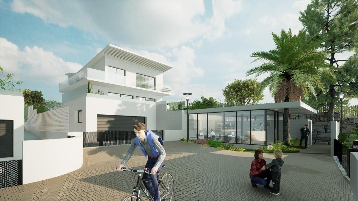 Luxus-Stadthäuser mit 4-5 Schlafzimmern in Mijas