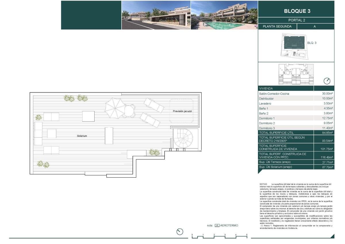 Neubau, 3 Schlafzimmer, 2 Badezimmer Penthouse in Estepona