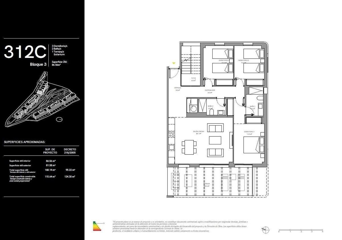 Neubau, 3 Schlafzimmer, 2 Badezimmer Penthouse in Mijas