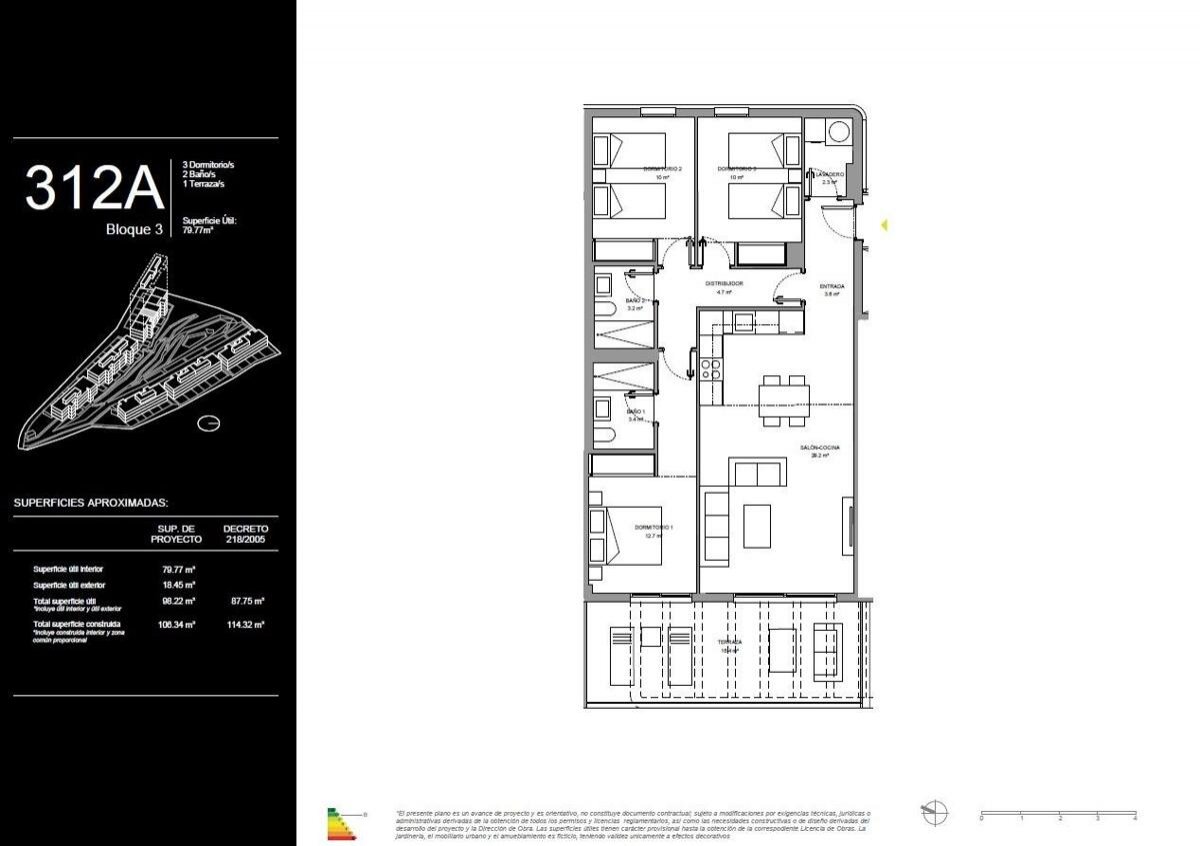 Neubau, 3-Zimmer, 2-Bad-Wohnung in Mijas