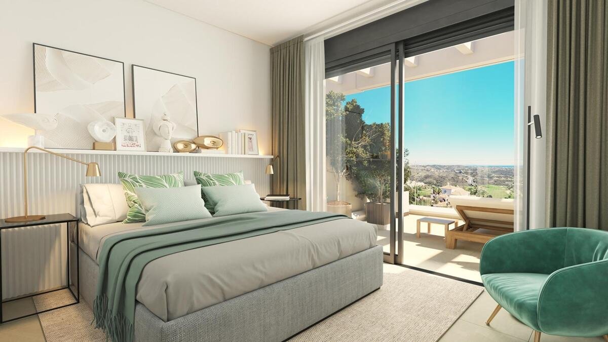 Luxus, 2-3-Zimmer-Golfseite Apartments in Mijas, Malaga