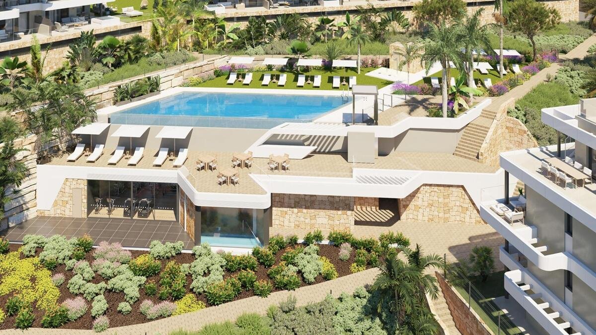 Luxus, 2-3-Zimmer-Golfseite Apartments in Mijas, Malaga