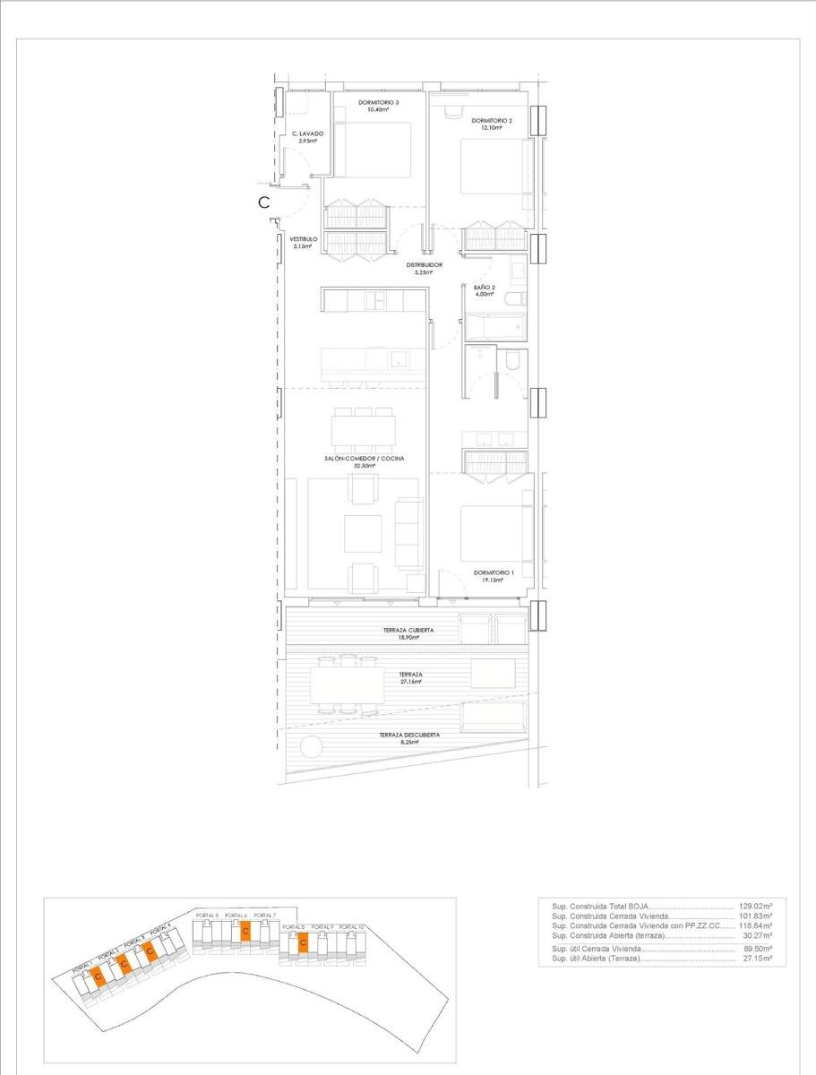 Neubau, 3-Zimmer, 2-Bad-Wohnung in Manilva