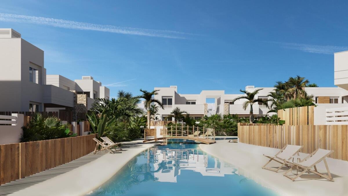 Neubau, 2 Schlafzimmer, 2 Badezimmer Bungalow in San Juan de los Terreros