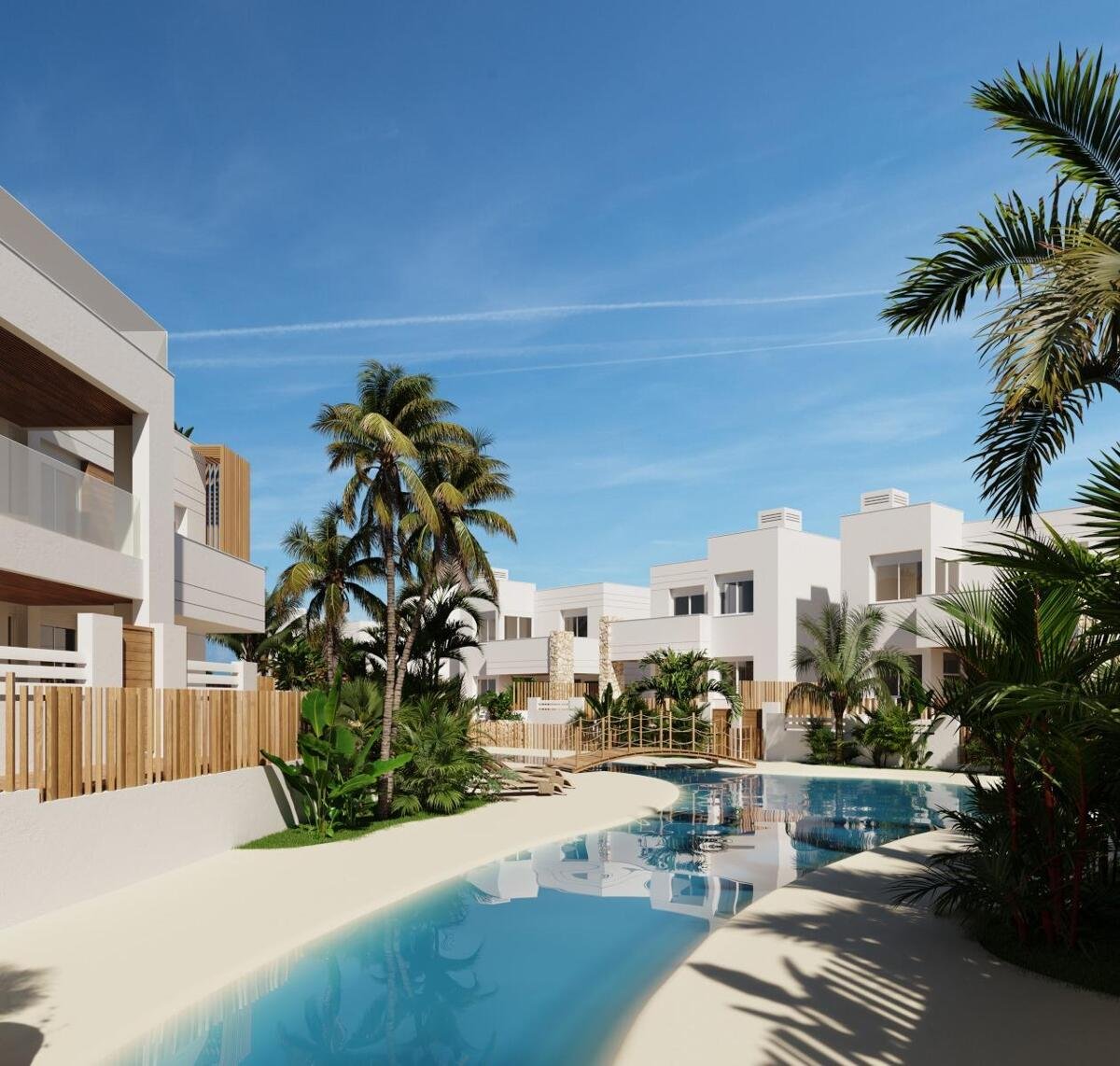 Neubau, 2 Schlafzimmer, 2 Badezimmer Bungalow in San Juan de los Terreros