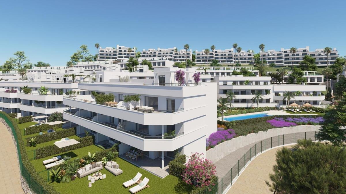 2-Zimmer-Golf-Apartments und Stadthäuser in Estepona
