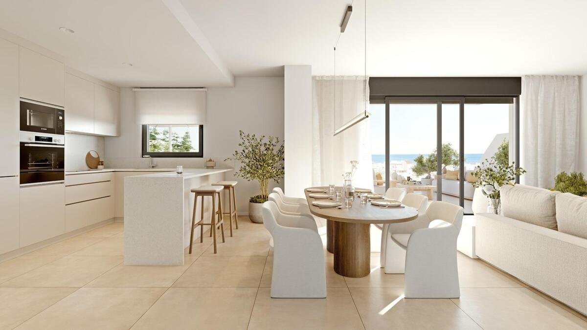 Neubau, 2- bis 3-Zimmer-Wohnung, 2 Badezimmer in Estepona