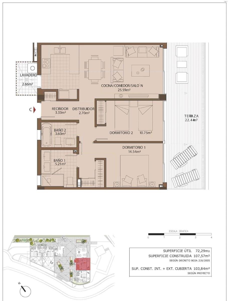 Neues Gebäude, 2 Schlafzimmer, 2 Badezimmer Wohnung in Fuengirola